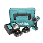 Makita DHP 487 RFJ Akku Schlagbohrschrauber 18 V 40 Nm Brushless + 2x Akku 3,0 Ah + Ladegerät + Makpac - Toolbrothers