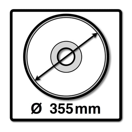 Metabo CS 23-355 Amoladora de corte para metal 2300 W 355 mm ( 602335850 ) + 1x disco de corte