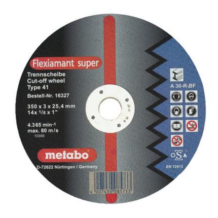 Metabo CS 23-355 Amoladora de corte para metal 2300 W 355 mm ( 602335850 ) + 1x disco de corte