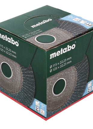 Disco de lijado de láminas Metabo, disco dentado P 60 125 mm 22,23 mm (10 x 623148000) para amoladoras angulares