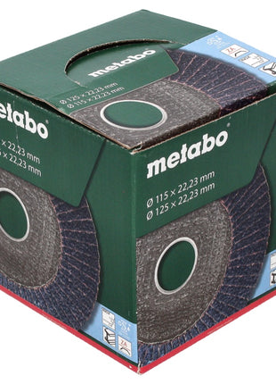 Metabo Lamellenschleifteller Fächerscheibe P 40 125 mm 22,23 mm  ( 20 x 623147000 ) für Winkelschleifer