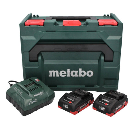 Metabo 18 V LiHD Basis Set + 2x Akku 4,0 Ah + ASC 55 Ladegerät + metaBOX