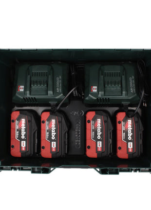 Metabo 18 V LiHD Basis Set + 4x Akku 4,0 Ah + 2x ASC 55 Ladegerät + metaBOX