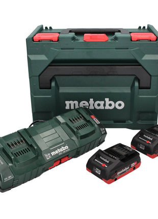 Metabo 18 V LiHD Basis Set + 2x Akku 4,0 Ah + ASC 145 DUO Ladegerät + metaBOX