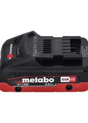 Kit de base Metabo 18 V LiHD + 4x batteries 4,0 Ah + chargeur ASC 145 DUO + ​​metaBOX