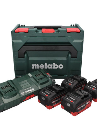 Metabo 18 V LiHD Basis Set + 4x Akku 5,5 Ah + ASC 145 DUO Ladegerät + metaBOX