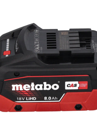 Kit de base Metabo 18 V LiHD + 2x batterie 8,0 Ah + chargeur ASC 55 + métaBOX