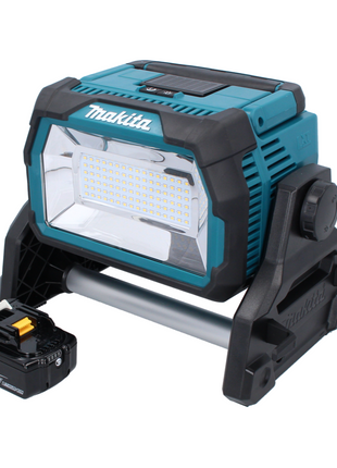 Makita DML 809 M1 Foco de construcción LED con batería 18 V 10000 lm + 1x batería 4,0 Ah - sin cargador