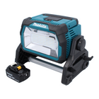Makita DML 809 G1 Proyector LED sin cable para la construcción 18 V 10000 lm + 1x batería recargable 6,0 Ah - sin cargador