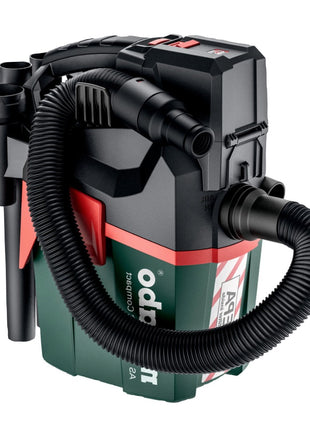 Metabo AS 18 HEPA PC Compact Akku Sauger 18 V 6 l ( 602029850 ) Solo Nass und Trocken Sauger mit Blasfunktion - ohne Akku, ohne Ladegerät