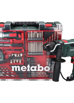 Metabo SBE 650 set Perceuse à percussion 320 W 10 Nm (600742870) + Set de 79 forets + Coffret de transport