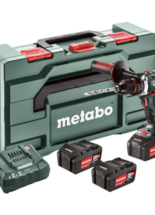 Metabo BS 18 LTX Perceuse-visseuse sans fil 18 V 110 Nm (602191960) + 3x Batteries rechargeables 4.0 Ah + Chargeur + Coffret metaBOX