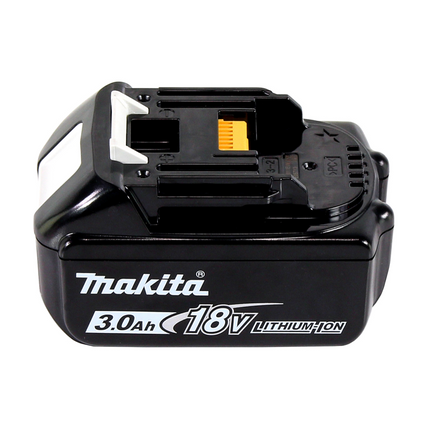Kit di alimentazione Makita 18 V con - 1x batteria BL 1830 B 3,0 Ah (197599-5) + caricatore rapido multiplo DC 18 RE (198720-9)
