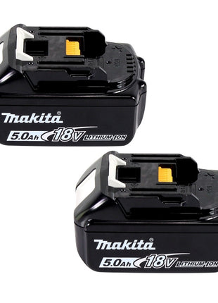 Makita Power Source Kit 18 V mit 2x BL 1850 B 5,0 Ah Akku ( 197280-8 ) + DC 18 SH Doppel Ladegerät ( 199687-4 )