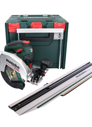 Metabo KS 18 LTX 66 BL set scie circulaire sur batterie 18 V 165 mm (691194000) + rail de coupe + métaBOX - sans batterie, sans chargeur