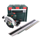 Metabo KS 18 LTX 66 BL set scie circulaire sur batterie 18 V 165 mm (691194000) + rail de coupe + métaBOX - sans batterie, sans chargeur