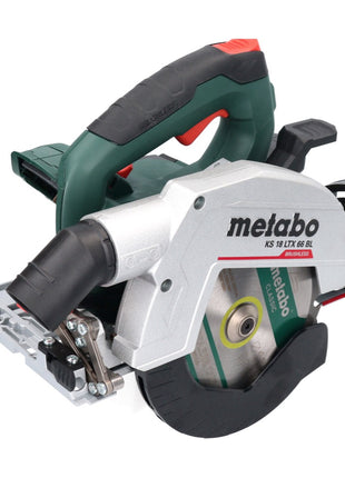 Metabo KS 18 LTX 66 BL set scie circulaire sur batterie 18 V 165 mm (691194000) + rail de coupe + métaBOX - sans batterie, sans chargeur