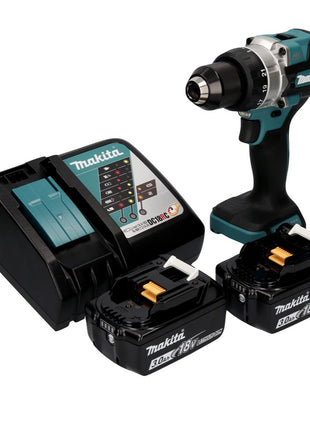 Makita DDF 486 RF Akku Bohrschrauber 18 V 130 Nm Brushless + 2x Akku 3,0 Ah + Ladegerät