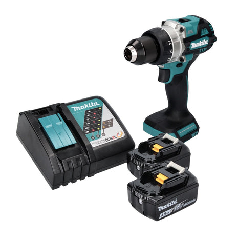 Makita DDF 486 RM Akku Bohrschrauber 18 V 130 Nm Brushless + 2x Akku 4,0 Ah + Ladegerät