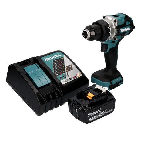 Makita DDF 486 RT1 Akku Bohrschrauber 18 V 130 Nm Brushless + 1x Akku 5,0 Ah + Ladegerät