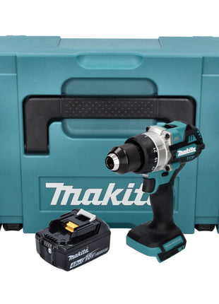 Makita DDF 486 M1J taladro atornillador inalámbrico 18 V 130 Nm sin escobillas + 1x batería 4,0 Ah + Makpac - sin cargador