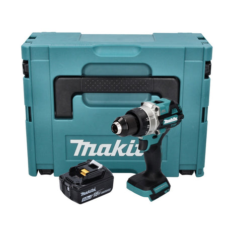 Makita DDF 486 T1J akumulatorowa wiertarko-wkrętarka 18 V 130 Nm bezszczotkowa + 1x akumulator 5,0 Ah + Makpac - bez ładowarki