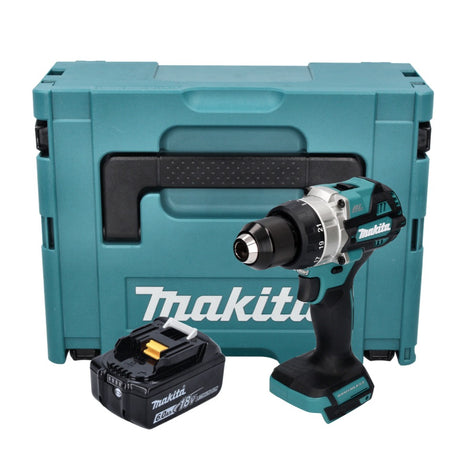 Makita DDF 486 G1J cordless drill driver 18 V 130 Nm brushless + 1x rechargeable battery 6.0 Ah + Makpac - without charger