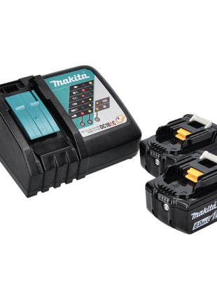 Makita DDF 486 RGJ perceuse-visseuse sans fil 18 V 130 Nm sans balais + 2x batteries 6,0 Ah + chargeur + Makpac