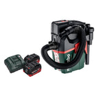Metabo AS 18 HEPA PC Compact Akku Sauger 18 V 6 l Nass und Trocken Sauger mit Blasfunktion + 2x Akku 10,0 Ah + Ladegerät