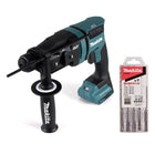 Makita DHR 182 Z Akku Bohrhammer 18 V 1,7 J SDS plus Brushless + 5 tlg. Bohrer Set - ohne Akku, ohne Ladegerät