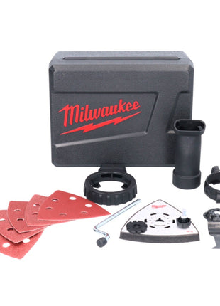 Milwaukee M18 FMT-201X FUEL multiherramienta a batería 18 V sin escobillas + 1x batería 2.0 Ah + cargador + set de accesorios 7 piezas + caja HD