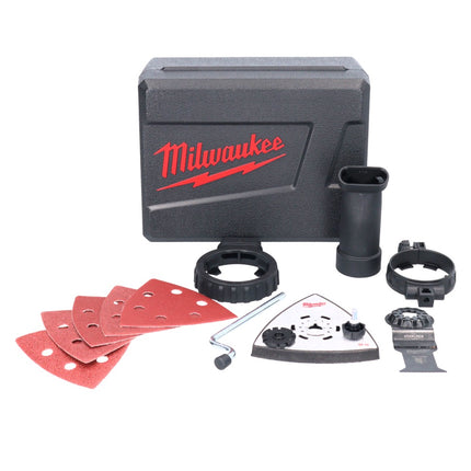 Milwaukee M18 FMT-602X FUEL multiherramienta a batería 18 V sin escobillas + 2x baterías 6.0 Ah + cargador + set de accesorios 7 piezas + caja HD
