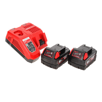 Milwaukee M18 FMT-602X FUEL multiherramienta a batería 18 V sin escobillas + 2x baterías 6.0 Ah + cargador + set de accesorios 7 piezas + caja HD