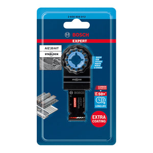 Bosch EXPERT AIZ 20 AIT Tauchsägeblatt Starlock 20 x 40 mm 1 Stk. ( 2608900012 ) für Metall Carbide MetalMax - Nachfolger von 2608662019