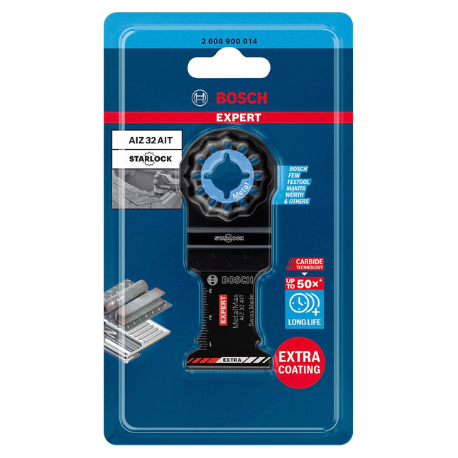 Bosch EXPERT AIZ 32 AIT Lama per sega ad affondamento Starlock 32 x 40 mm - 5 pz. ( 2608900015 ) per Metall Carbide MetalMax