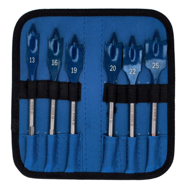 Bosch EXPERT SelfCut Speed Flachfräsbohrer Set 13 - 25 mm 6 tlg. ( 2608900333 ) für Holz - Nachfolger von 2608595425