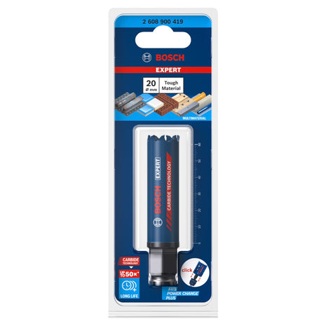 Bosch EXPERT Scie cloche Tough Material 20 x 60 mm Carbide (2608900419) Universelle