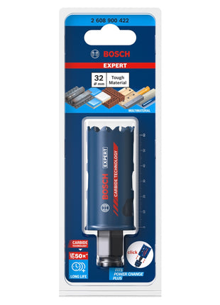 Bosch EXPERT Tough Material Lochsäge 32 x 60 mm Carbide ( 2608900422 ) Universal - Nachfolger von 2608594166