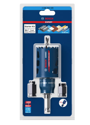 Bosch EXPERT Tough Material Lochsägen Starter Set 51 x 60 mm Carbide ( 2608900449 ) Universal - Nachfolger von 2608594252