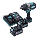 Makita TW 001 GD201 Akku Schlagschrauber 40 V max. 1800 Nm Brushless XGT + 2x Akku 2,5 Ah + Ladegerät