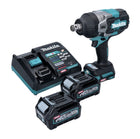 Makita TW 001 GD201 Akku Schlagschrauber 40 V max. 1800 Nm Brushless XGT + 2x Akku 2,5 Ah + Ladegerät