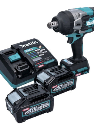 Makita TW 001 GM201 Akku Schlagschrauber 40 V max. 1800 Nm Brushless XGT + 2x Akku 4,0 Ah + Ladegerät