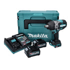 Makita TW 001 GD201 Akku Schlagschrauber 40 V max. 1800 Nm Brushless XGT + 2x Akku 2,5 Ah + Ladegerät + Makpac
