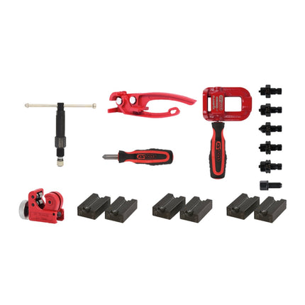 KS Tools Flarefix 1 Set di svasatori universali 16 pz. ( 122.1290 ) - per tubi freno e idraulici