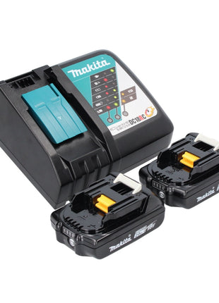 Makita DDF 453 RA taladro atornillador inalámbrico 18 V 42 Nm + 2 baterías 2,0 Ah + cargador