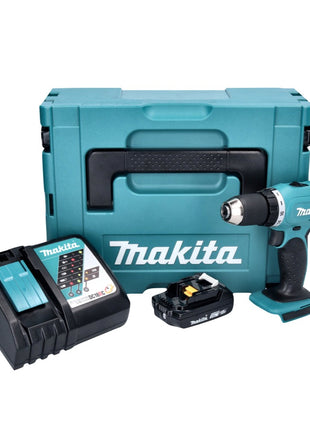 Makita DDF 453 RA1J Akku Bohrschrauber 18 V 42 Nm + 1x Akku 2,0 Ah + Ladegerät + Makpac