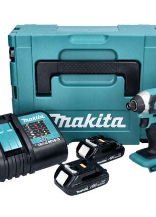 Clé à chocs sans fil Makita DTD 152 SYJ 18 V 165 Nm + 2x batteries 1,3 Ah + chargeur + Makpac