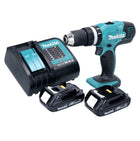 Makita DHP 453 SY Akku Schlagbohrschrauber 18 V 42 Nm + 2x Akku 1,3 Ah + Ladegerät - Toolbrothers