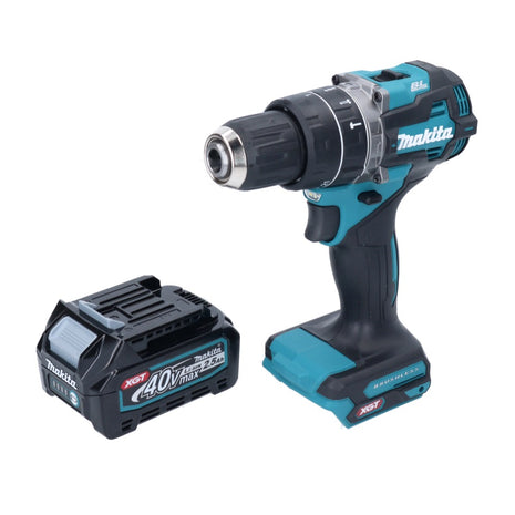 Taladro percutor inalámbrico Makita HP 002 GD1 40 V 64 Nm sin escobillas + 1x batería 2,5 Ah - sin cargador