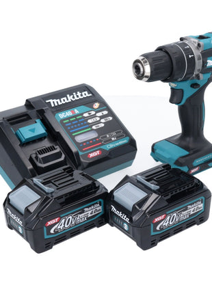 Makita HP 002 GM201 Akku Schlagbohrschrauber 40 V 64 Nm Brushless + 2x Akku 4,0 Ah + Ladegerät